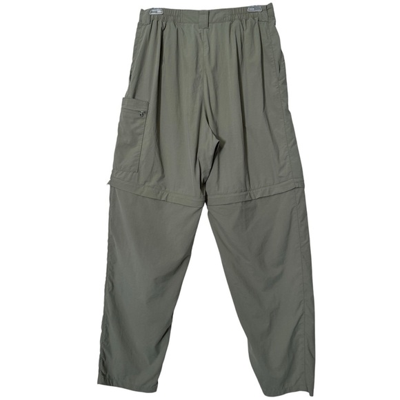 ExOfficio Green Convertible Hiking Pants | Size 10 | Zip-Off Travel - Picture 4 of 8